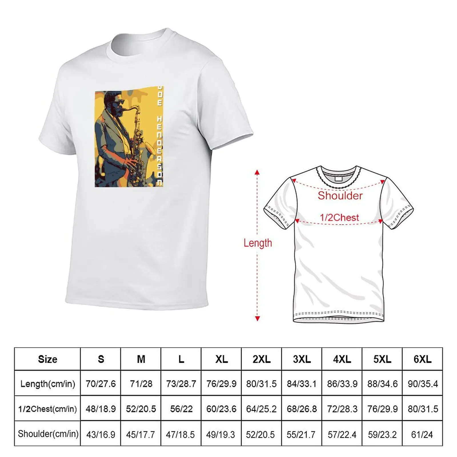 Joe Henderson T-Shirt man t shirt heavy cotton man t shirt luxury T-Shirt