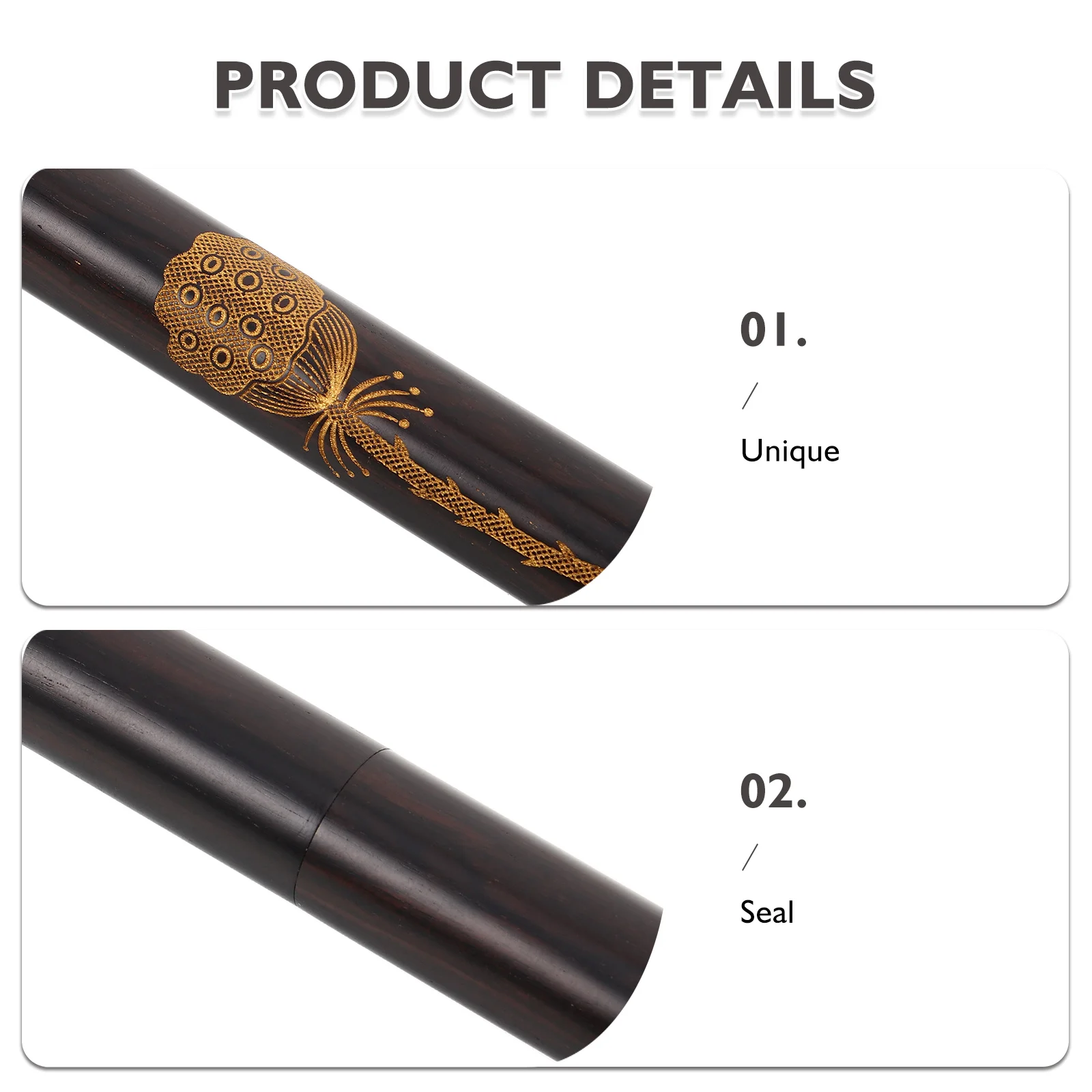 أنبوب تخزين العصي الخشبية، منظم الخيزران المحمول، حامل البخور الصيني، حاوية عصا الرائحة - عصا البخور