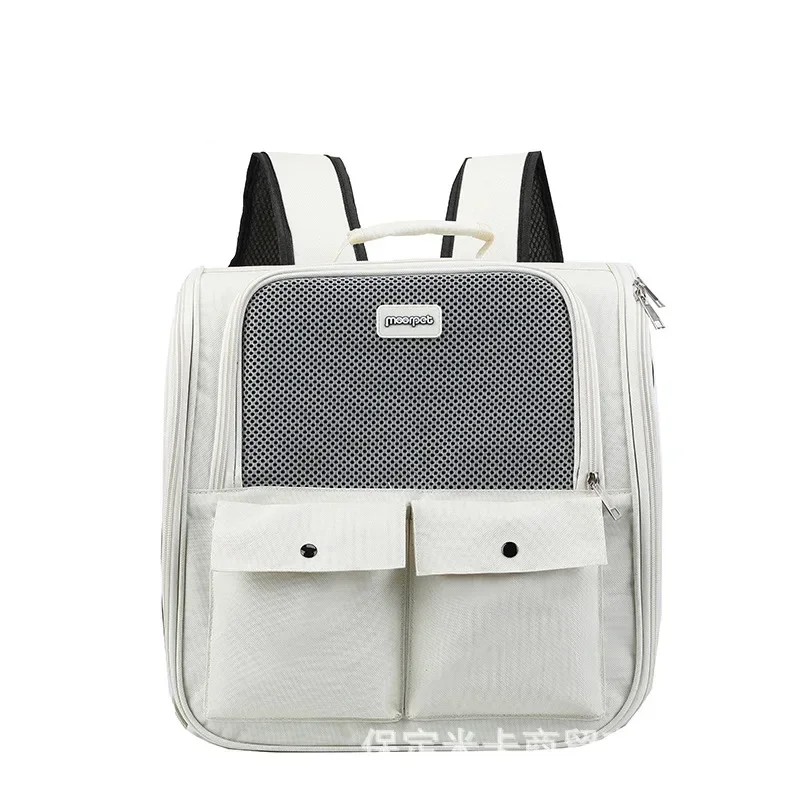 Borse per animali domestici Cat Out Borsa in tessuto Oxford di grande capacità Carry Zaini portatili Zaino per gatti Trasportino per animali domestici