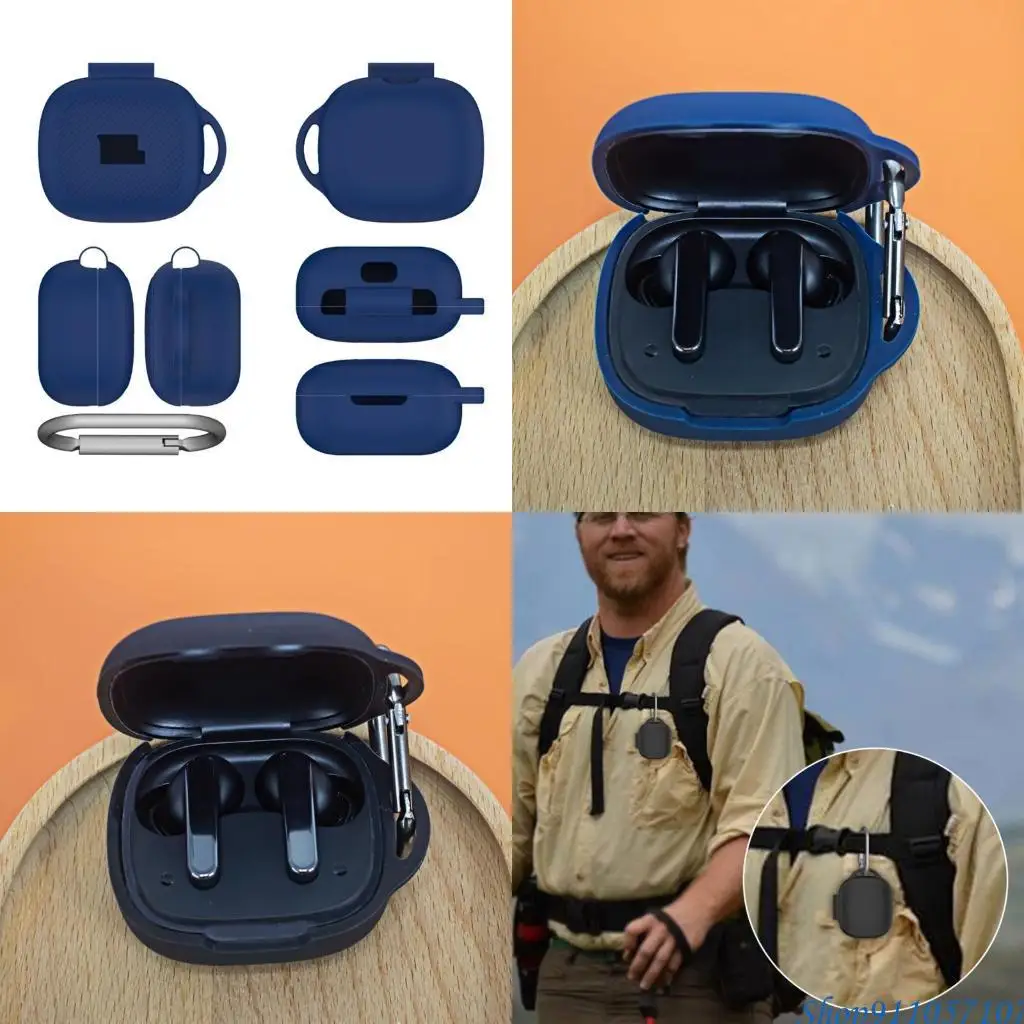 203b Casque en silicone Boîtier boîtier en silicone Gérotage résistant à l'eau contre les dommages couverture des le