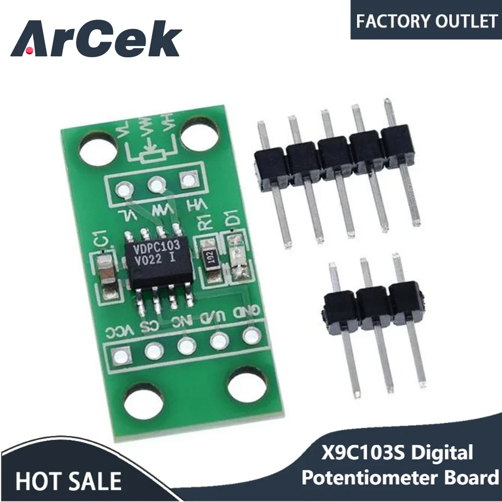 X9C103S Digital Potentiometer Board Module DC3V-5V For Arduino