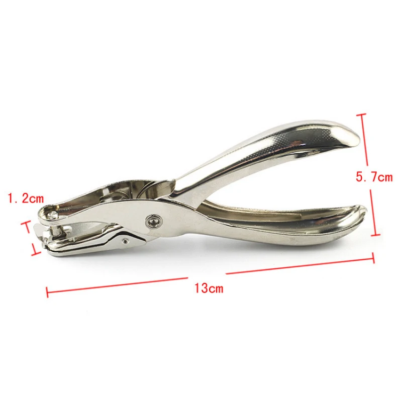 Hand held punch, heat shrinkable sheet, postcard paper, single hole punch pliers, DIY hardware tools