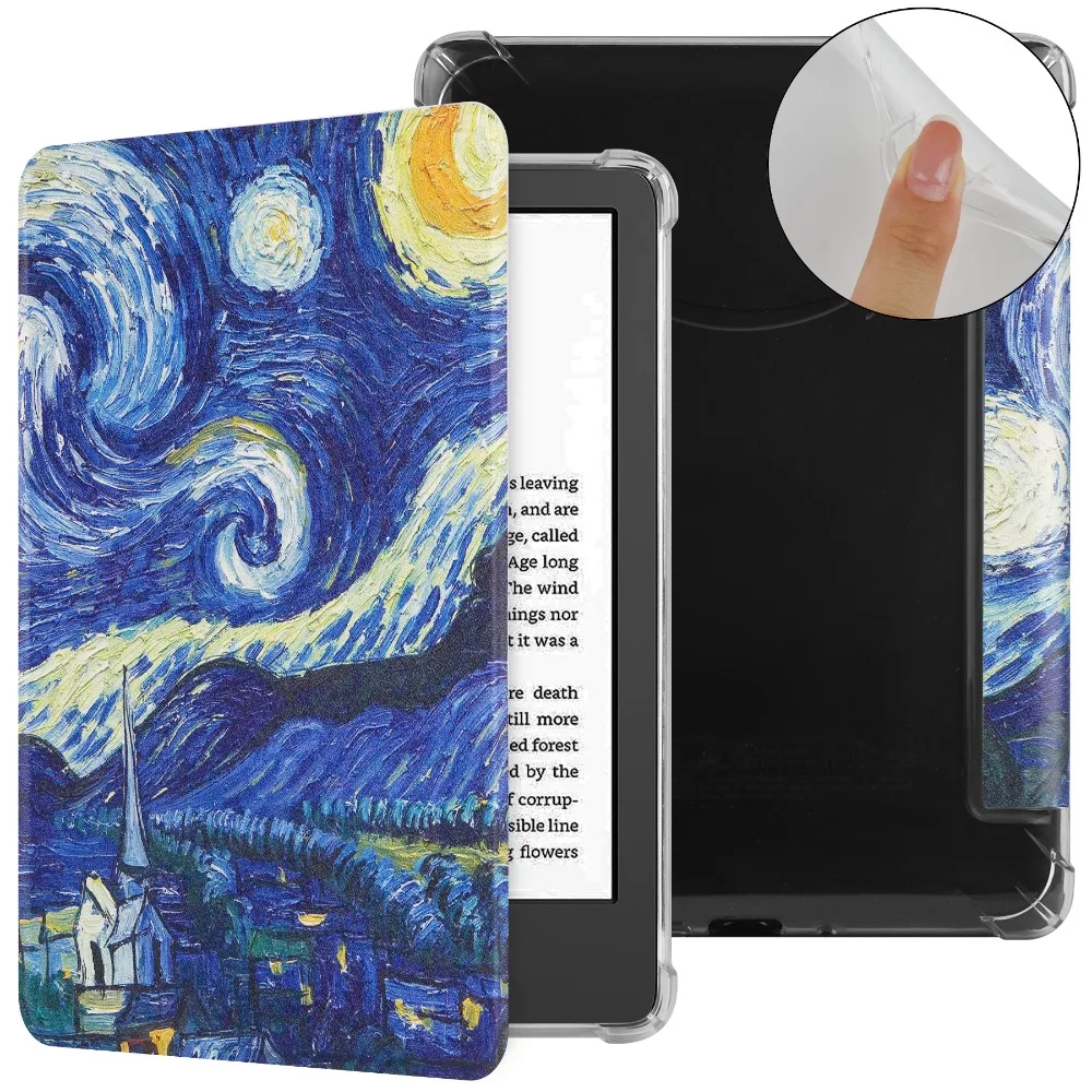 

Auto Wake/Sleep e-Reader Case TPU Wear Resistant M2L3EK Shell Smart for Kindle Paperwhite 5 (11th Generation) 6.8 inch 2021