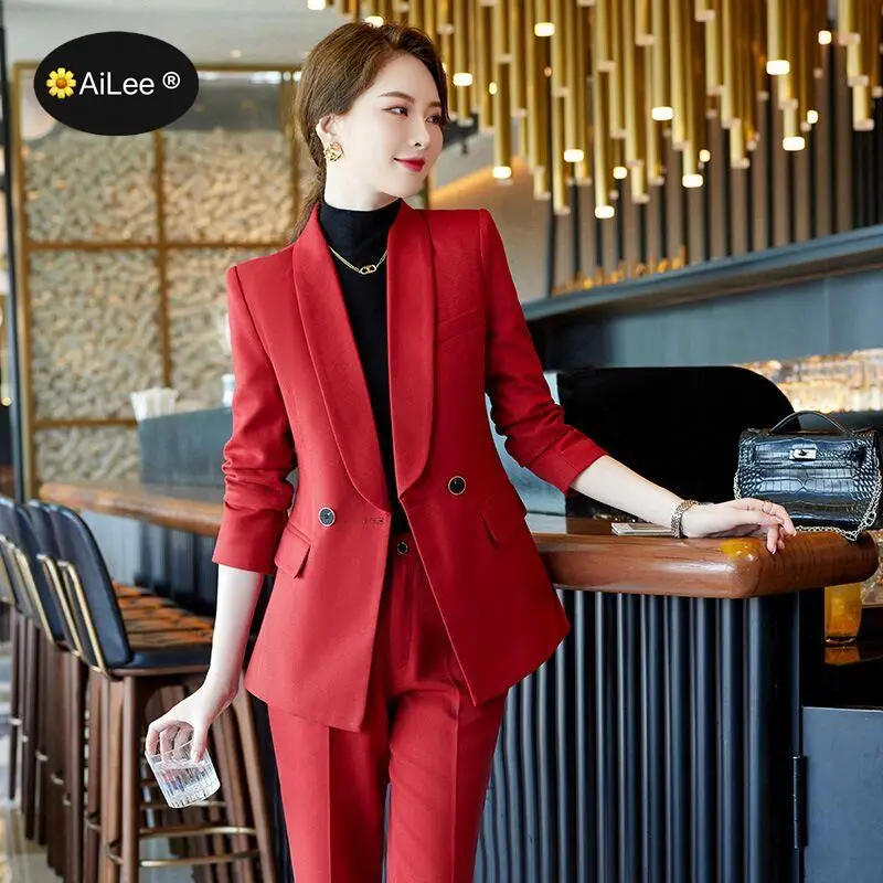 Blazers à col châle pour femmes, manches longues, veste formelle de luxe, manteau de travail pour dames de bureau, tempérament d'automne, mode élégante