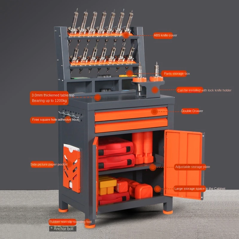 Holder Management Frame Lock Tool Workbench CNC Tool Cart Bt4050