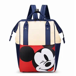 Disney Mickey Cartoon Multifunctional Storage Bag Creative Cute Kawaii Travel Backpack Student Large Capacity School Bag Gift