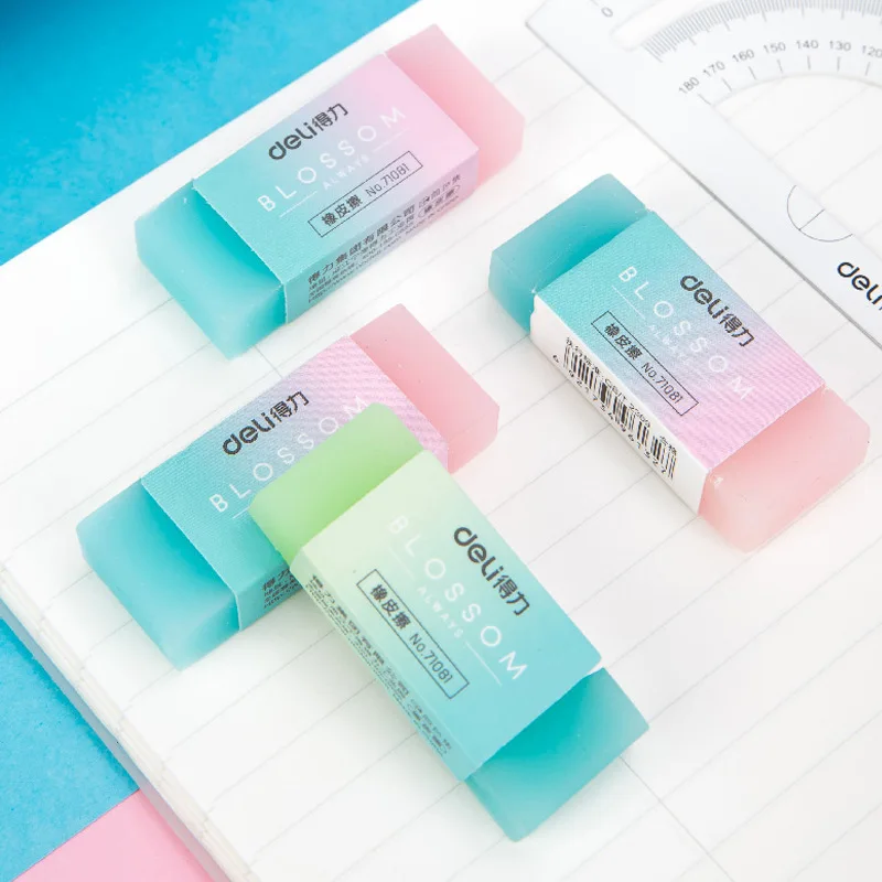 6 pezzi di gomma gelatina traslucida per esame d'arte, studente, schizzo, matita, correzione in gomma, materiale di cancelleria per la scuola