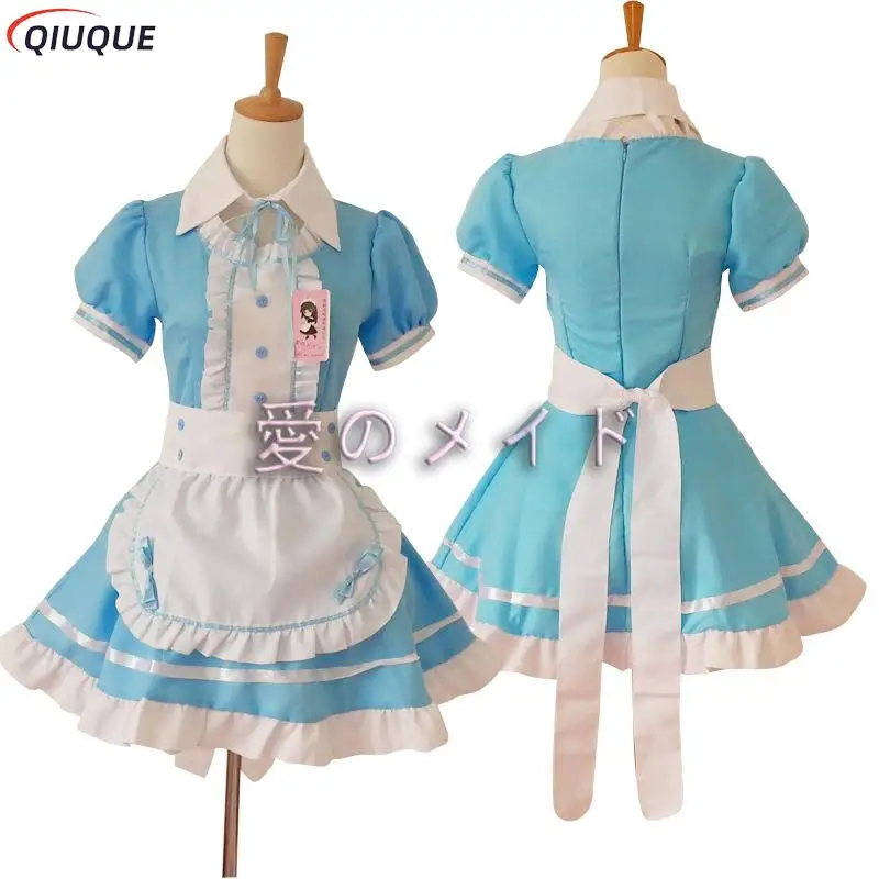 Robe Lolita gothique pour femme, tenue de serveuse, douce, Anime, K-ON! Costume Cosplay robe tablier uniformes grande taille Costumes d\'halloween