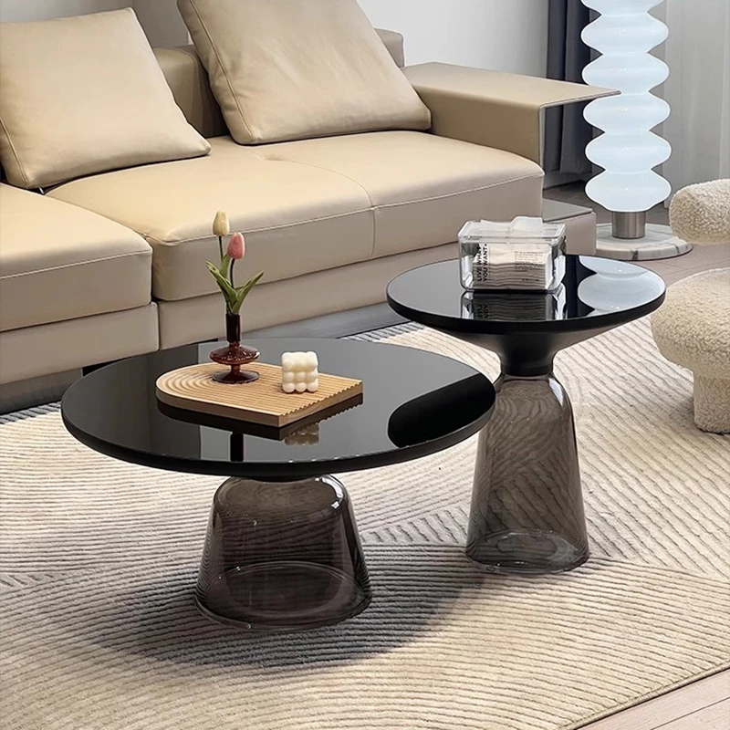 

Luxury Nordic Coffee Table Designer Cute Modern Aesthetic Minimalist Round Side Table Center Service Couchtisch Salon Furniture