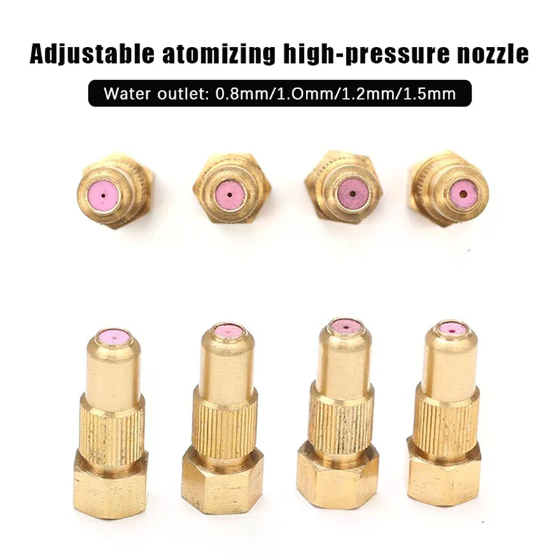 1PC Agricultural Irrigation Nozzle 16*41*8MM Adjustable Pottery Nozzle Pottery Adjustable Spray Effortless Installation