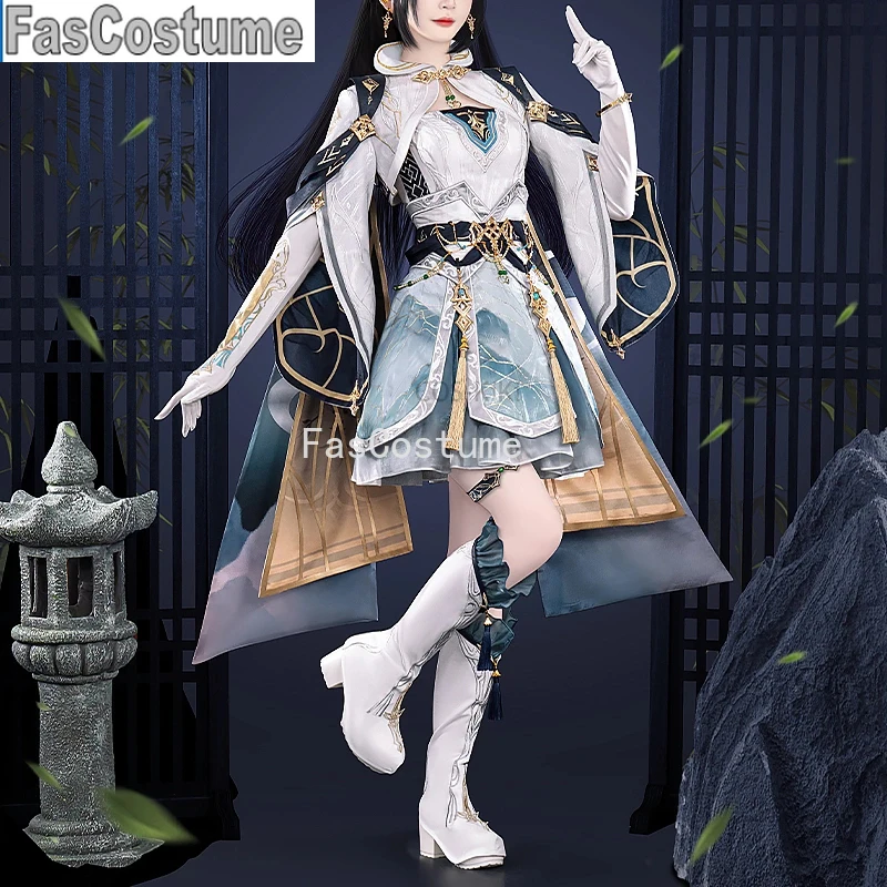 

Love And Deepspace Heroine LiuYunWanFeng игровой костюм элегантное платье униформа косплей костюм Хэллоуин наряд для вечеринки женский FasCostume