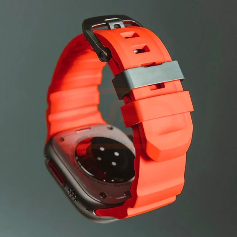 الرياضة الفرقة ل أبل الترا 2 10 9 8 7 6 SE 5 4 سيليكون التيتانيوم معدن سوار حزام ل iWatch 42 مللي متر 44 مللي متر 45 مللي متر 46 مللي متر 49 مللي متر