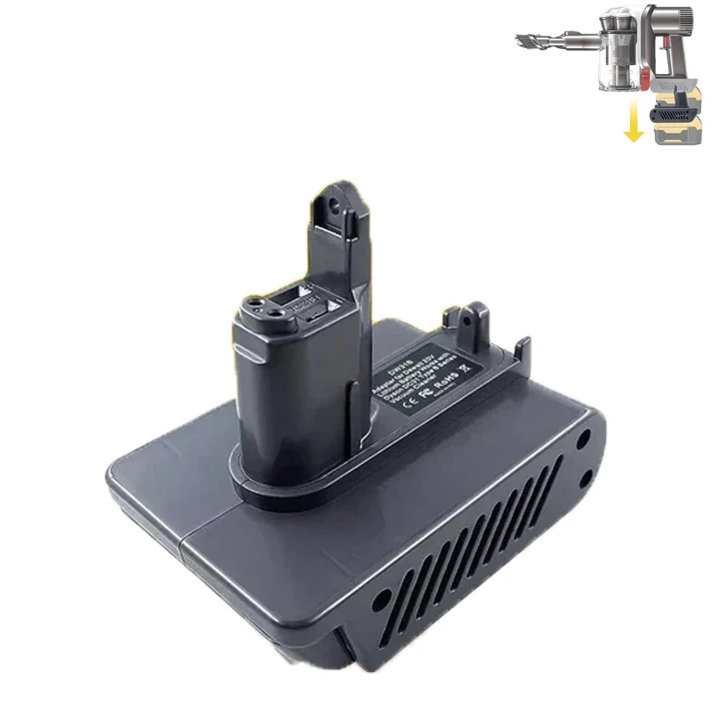 

For Makita/DeWalt/Milwaukee/Bosch 18/20V Battery Converts To for Dyson Type B Vacuum Cleaners MT31B DW31B MIL31B BOS31B Adapter