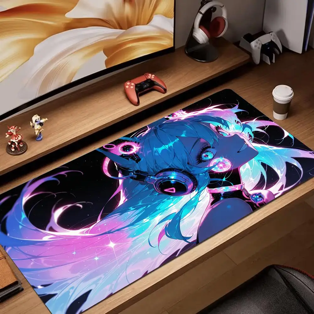 

Cute anime girls Mouse Pad Desk Mat gaming mats gamer pc accessories keypad expansion mousepad rubber anti-slip office mat