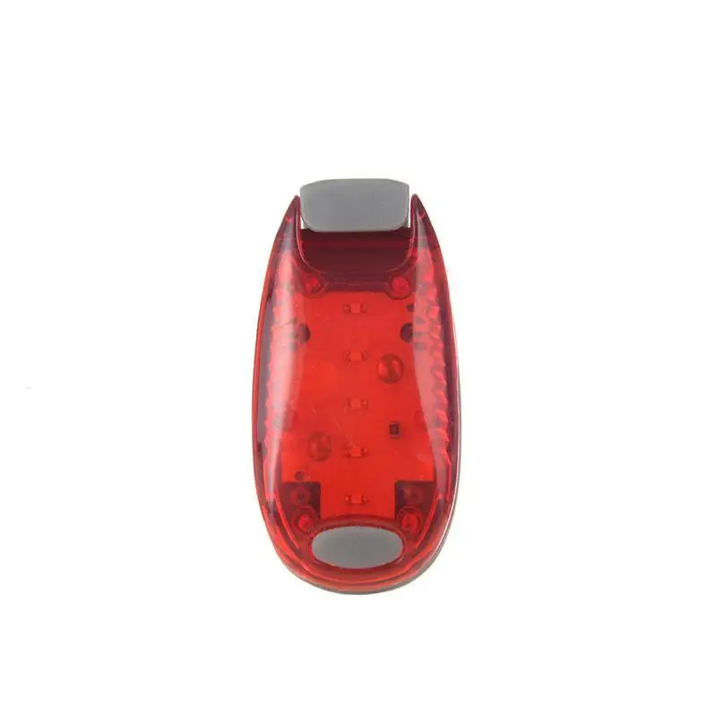 LED Safety Warning Light 5 Bright LEDs Waterproof Lightweight Flash Modes For Night Cycling Hiking Running