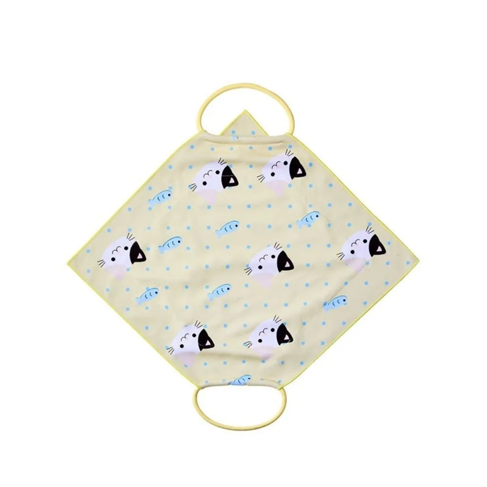 1Pc Portable Cat Printed Insulated Lunch Bag Self-adhesive Foldable Foldable Carry Tote Bag Reusable Thermal Food Cooler Bag