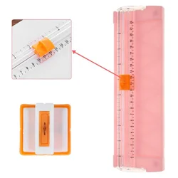 Triple Track Paper Trimmer Blades Photo Paper Cutter Guillotine Card Trimmer Ruler Art Knife Home Office Mini Paper Cutter