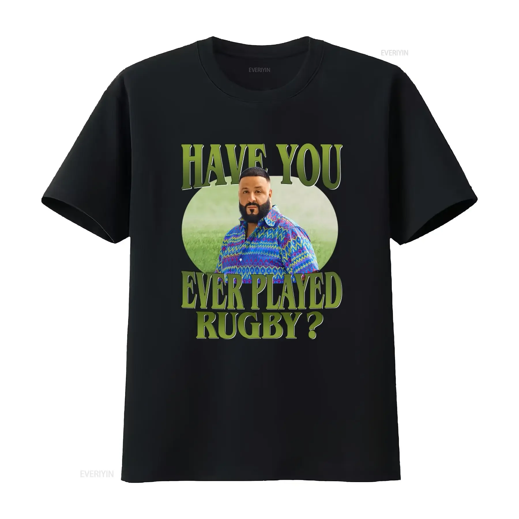 DJ Khaled Inspired T Shirt Have You Ever Played Rugby Design Golfing Merch Homage for Fans vintage Washed Versatile homme