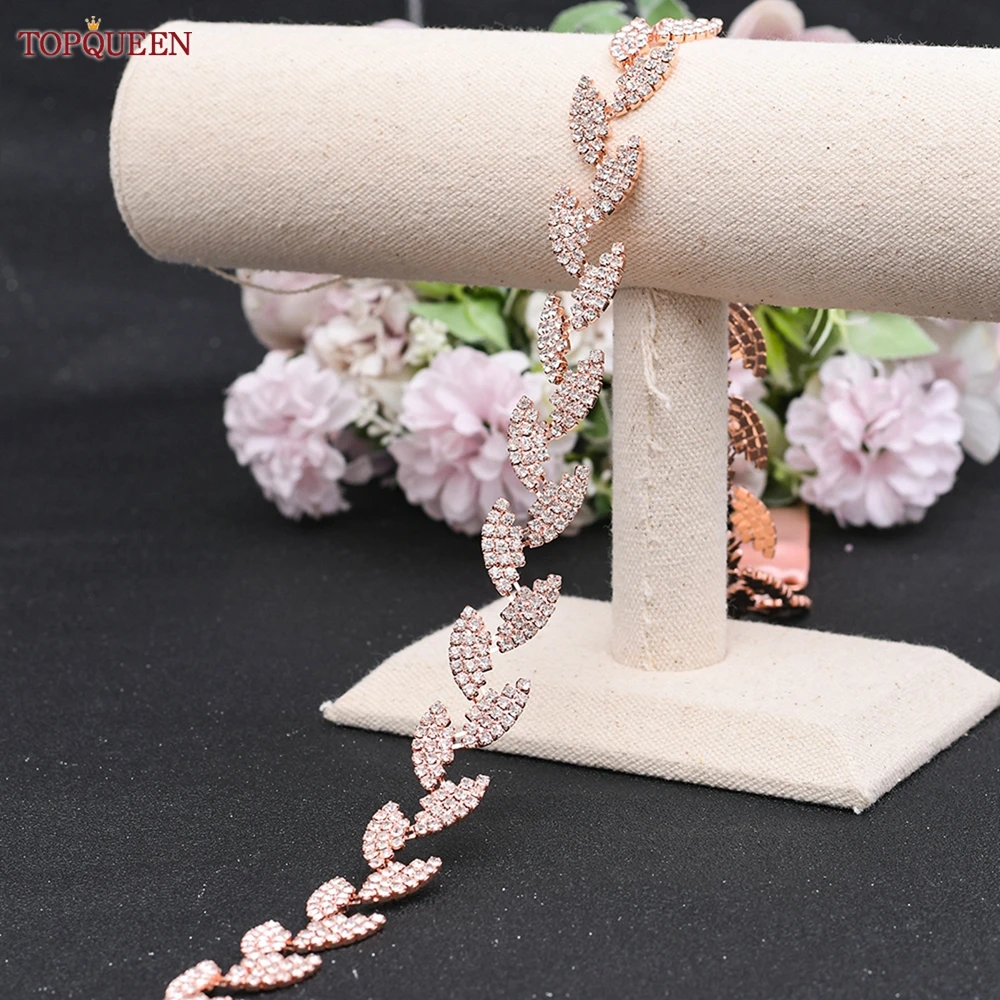 Topqueen Luxe Wedding Sash Bridal Riemen Shiny Riem Formele Zilveren Accessoires Riem Womens Riem Satijn Lichtmetalen Leaf Riem S198