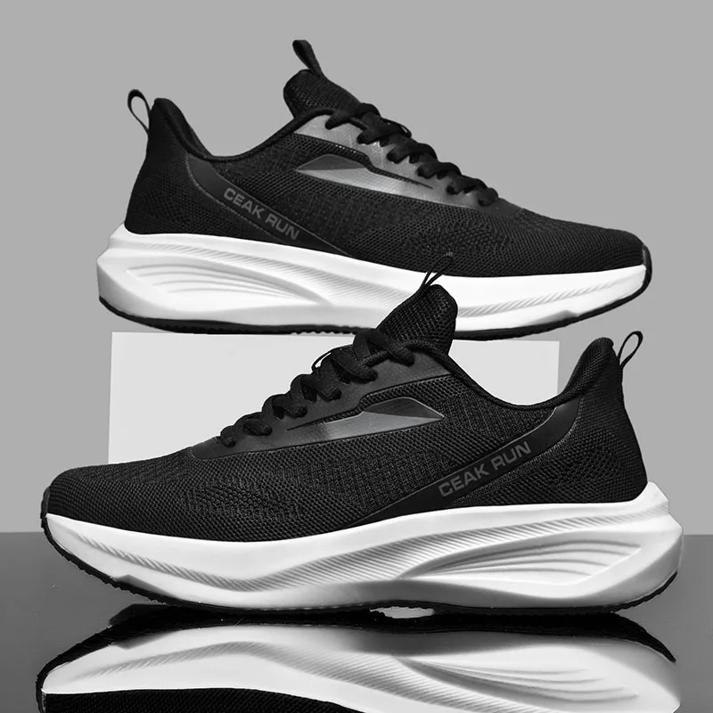 

Мужская спортивная обувь, модные повседневные кроссовки на шнуровке, противоскользящие кроссовки для бега, уличные повседневные кроссовки с амортизацией для мужчин