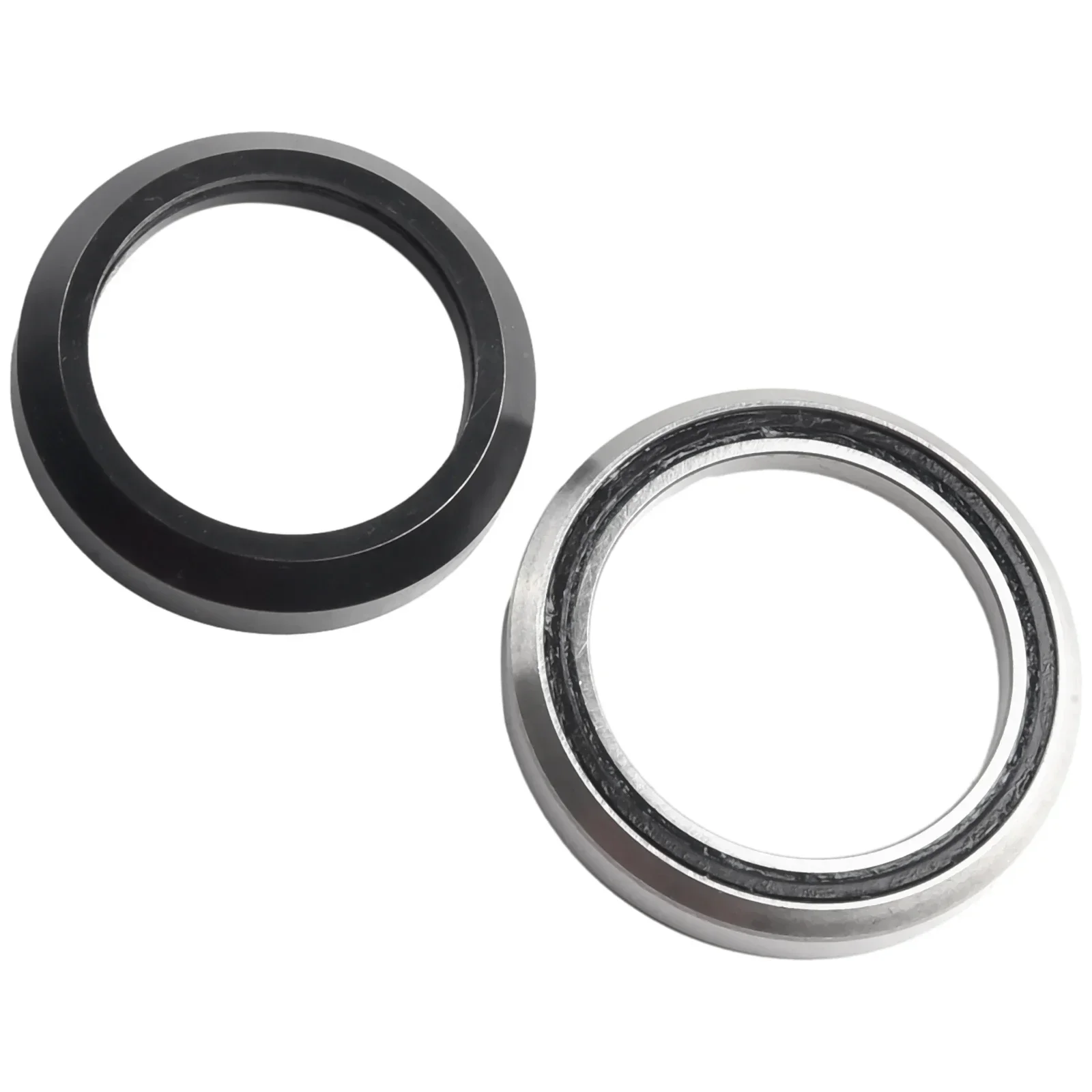 Practical Headset Bearing Bearing+steel P22 - 34.1 X 46.9 X 7mm Silver 30.5 X 41.8 X 8 MM 45°angle For Road Headset Bearing