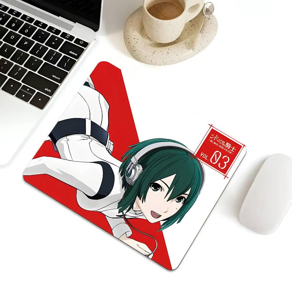 Knights Of Sidonia Mousepad Small LockEdge Mouse Pad For Gamers Computer Desk Pad Rectangular Anti-slip Rubber
