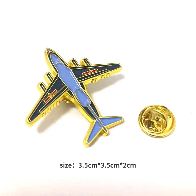 Retro Airshow Fighter Jets Airplane Brooch Pin Unisex Metal Badge Enamel Pins DIY Aircraft Jewelry Clothing Accessories Gifts