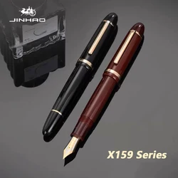 Jinhao X159 акриловая перьевая ручка с металлическим золотым зажимом EF/F/M с удлиненным тонким наконечником, канцелярские принадлежности, офисные школьные принадлежности, ручки для письма PK 9019