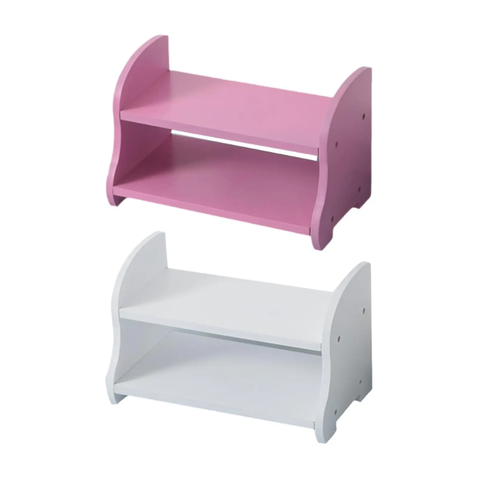 

Double Layer Desktop Storage Rack Organizer for Seasoning Flower Pot Home