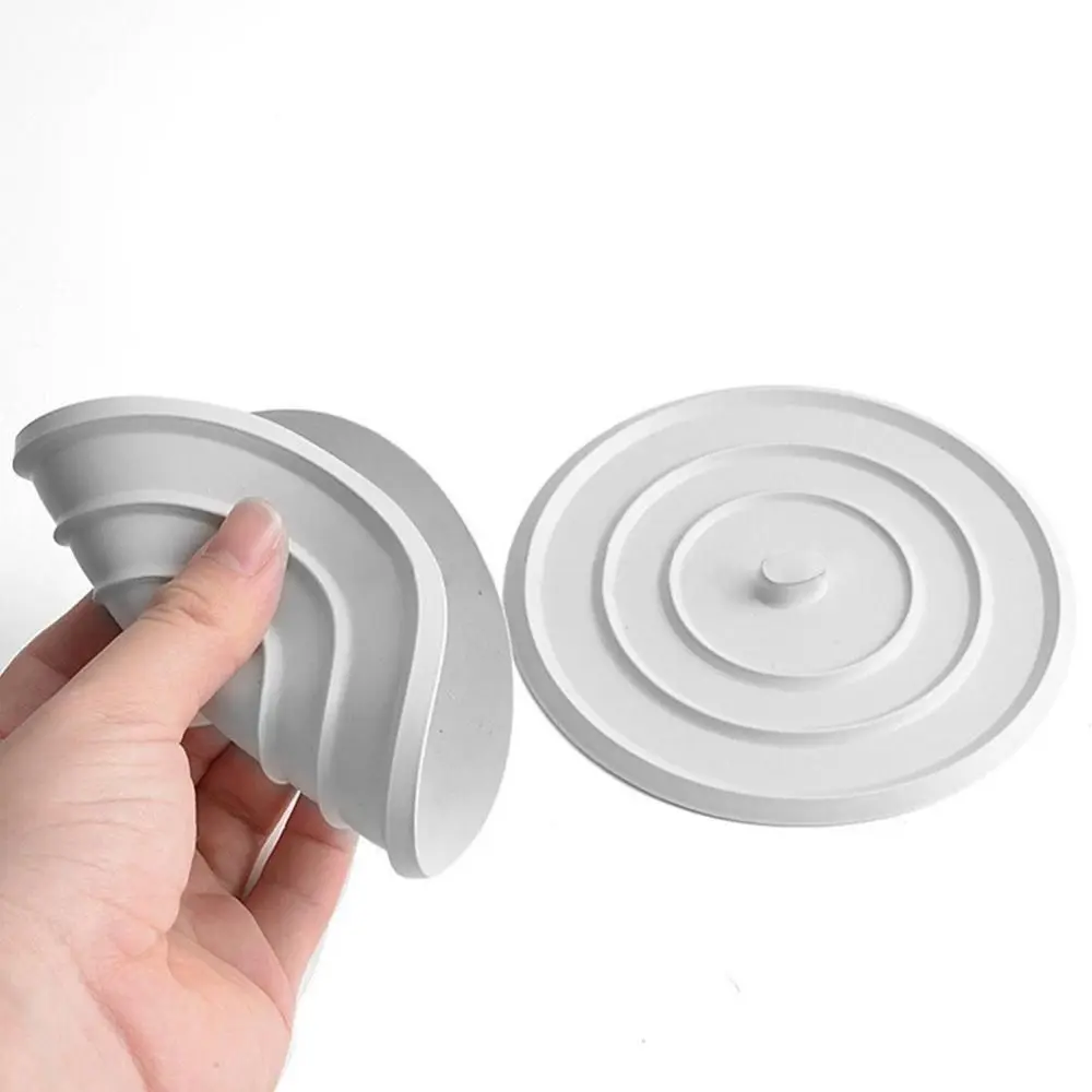 Creative Rubber Bathtub Stopper Multifunctional 11cm Large Tub Flat Plug Convenient Deodorant Drain Plug Bathroom Accessories