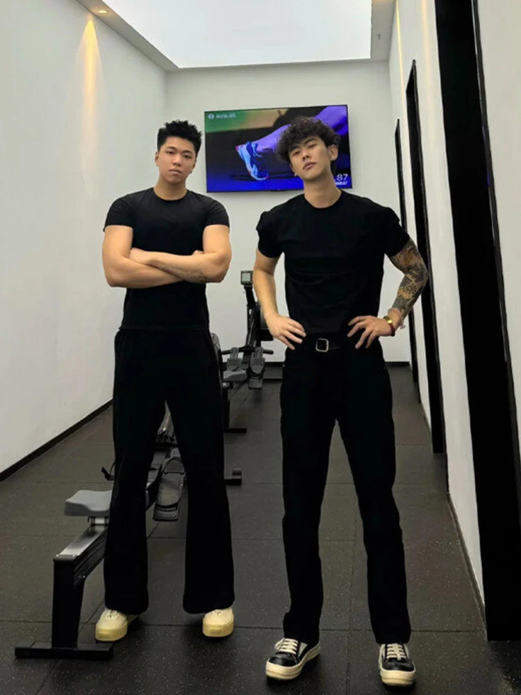 

Мужские джинсы Bla из мягкого денима с прямым кроем, в американском стиле High Street, CleanFit, зауженные, весенний молодежный тренд