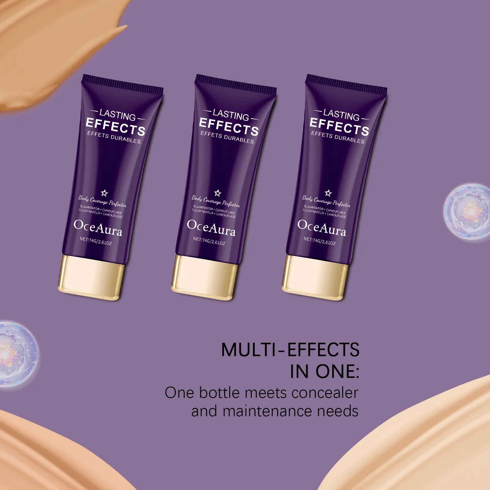 軽量コンシーラー明るく長期的なカバー傷にきび美白オイルコントロールソフト保湿ファンデーションクリーム