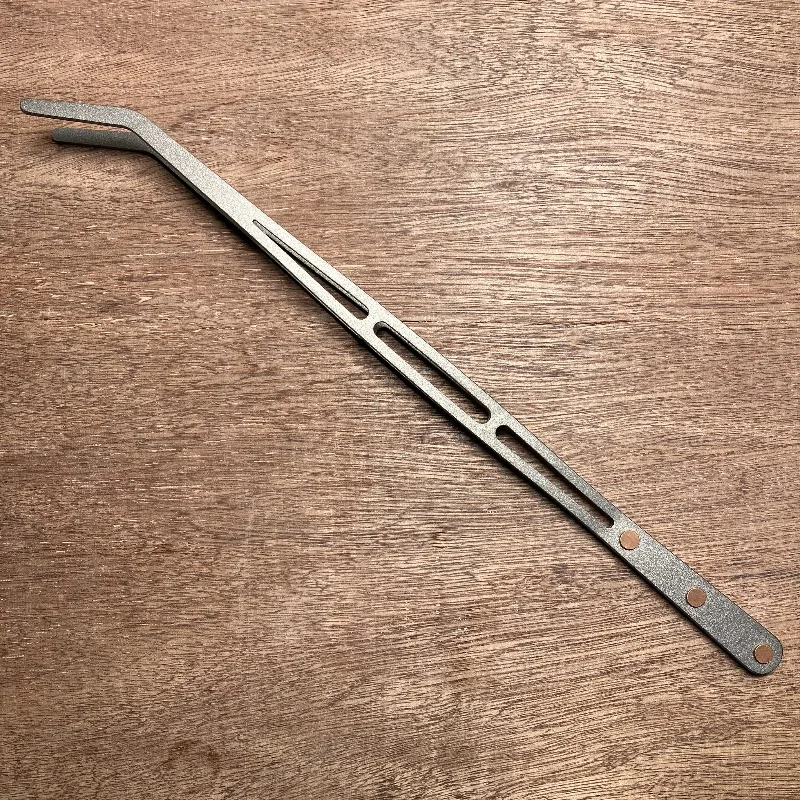 For Pure Titanium Long Forceps Gold and Silver Processing Clip Lamp Glass Forceps High Temperature Resistance Thickening