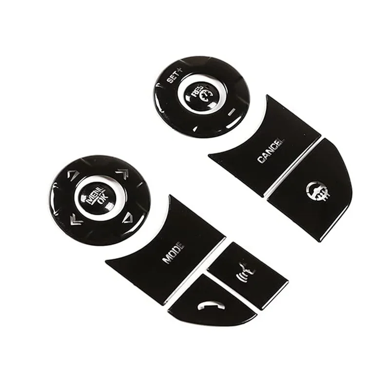

Lasting Car Steering Wheel Button Trim Stickers Accessories For Land Rover Discovery 5 LR5 Range Rover Sport (A)