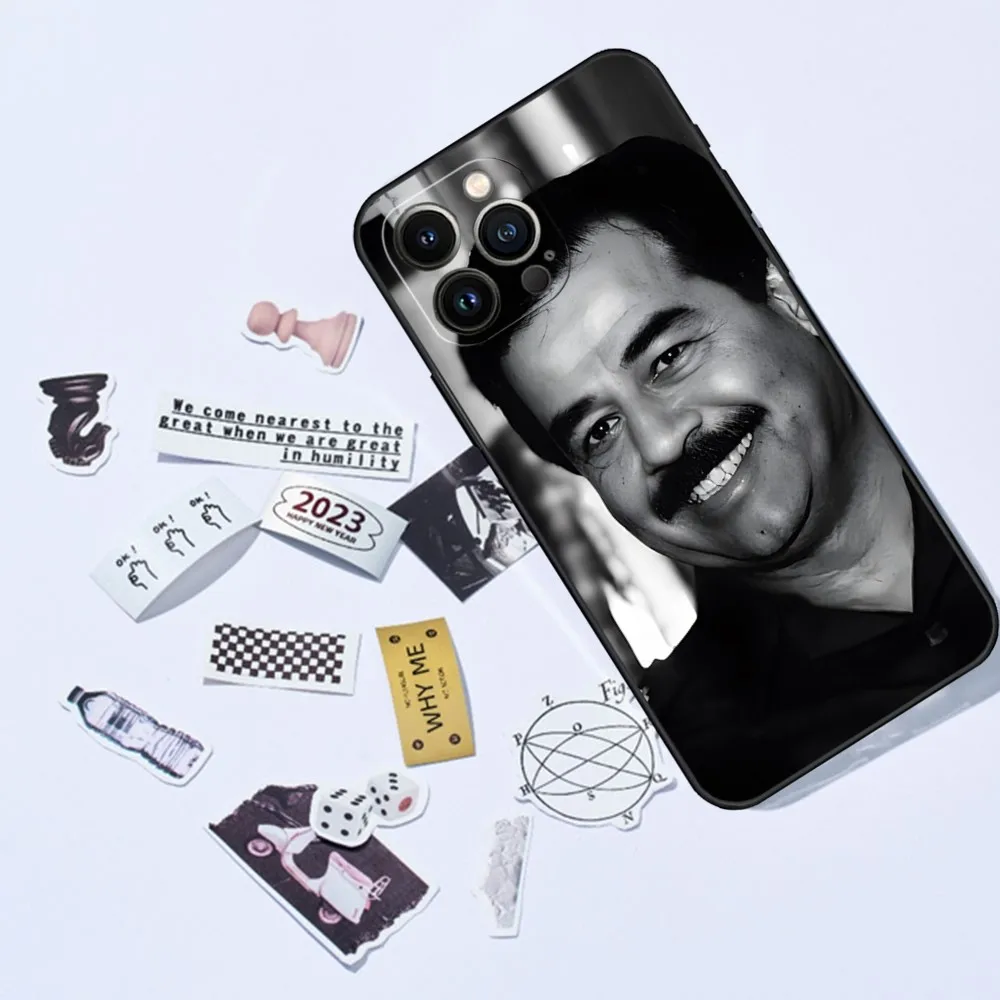 Saddam Hussein Iraq Arabic Phone Case for iphone 15 13 Pro Max 14 Mini 12 11 Xr X Xs 6s 6 8 7 Plus Silicone Back Cover