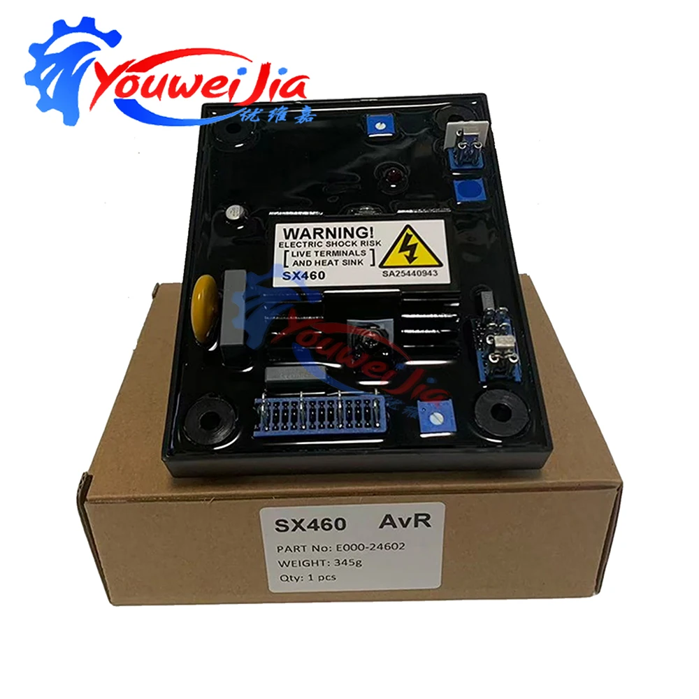 SX460 Automatic Voltage Regulator AVR Brushless Generator Voltage Stabilizer for Stable Power Supply