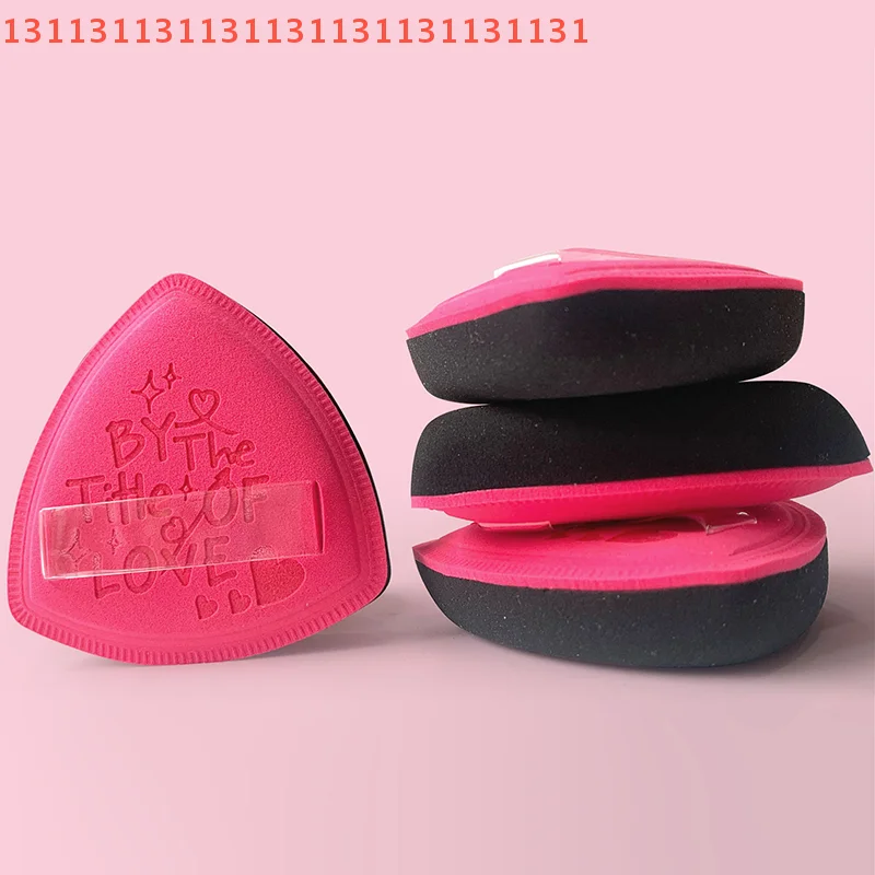 1 pz morbido e spesso rosa a duplice uso spugna per trucco soffio applicatore per fondotinta bagnato e asciutto set di soffio per cipria delicato sulla pelle strumento di bellezza