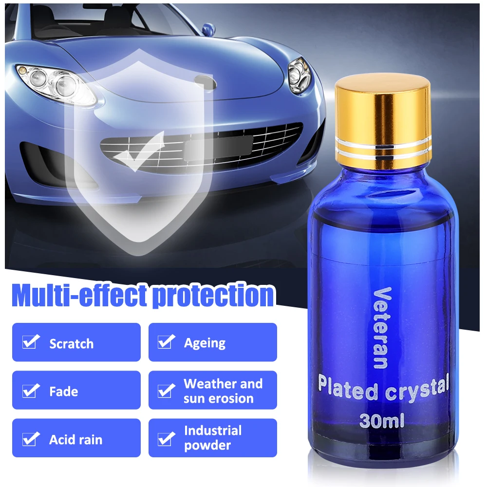 Car Liquid Ceramic Coat Hydrophobic Glass Coating Motocycle Paint Care Anti-scratch Auto Detailing Glasscoat Car Polish