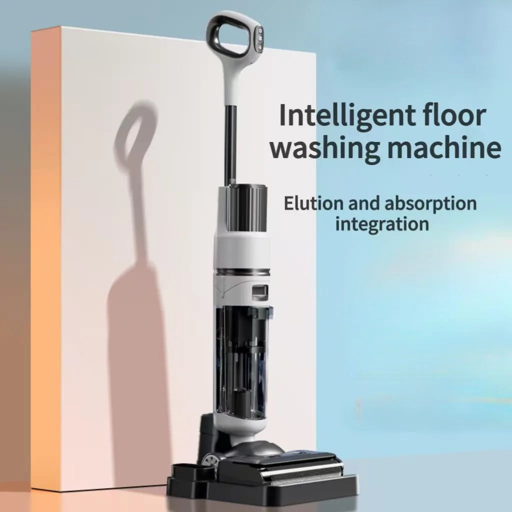 Cross-border Intelligent Sterilization Washing Machine Household Suction And Drag Suction Integrated Wireless Vacuum Cleaner Sel