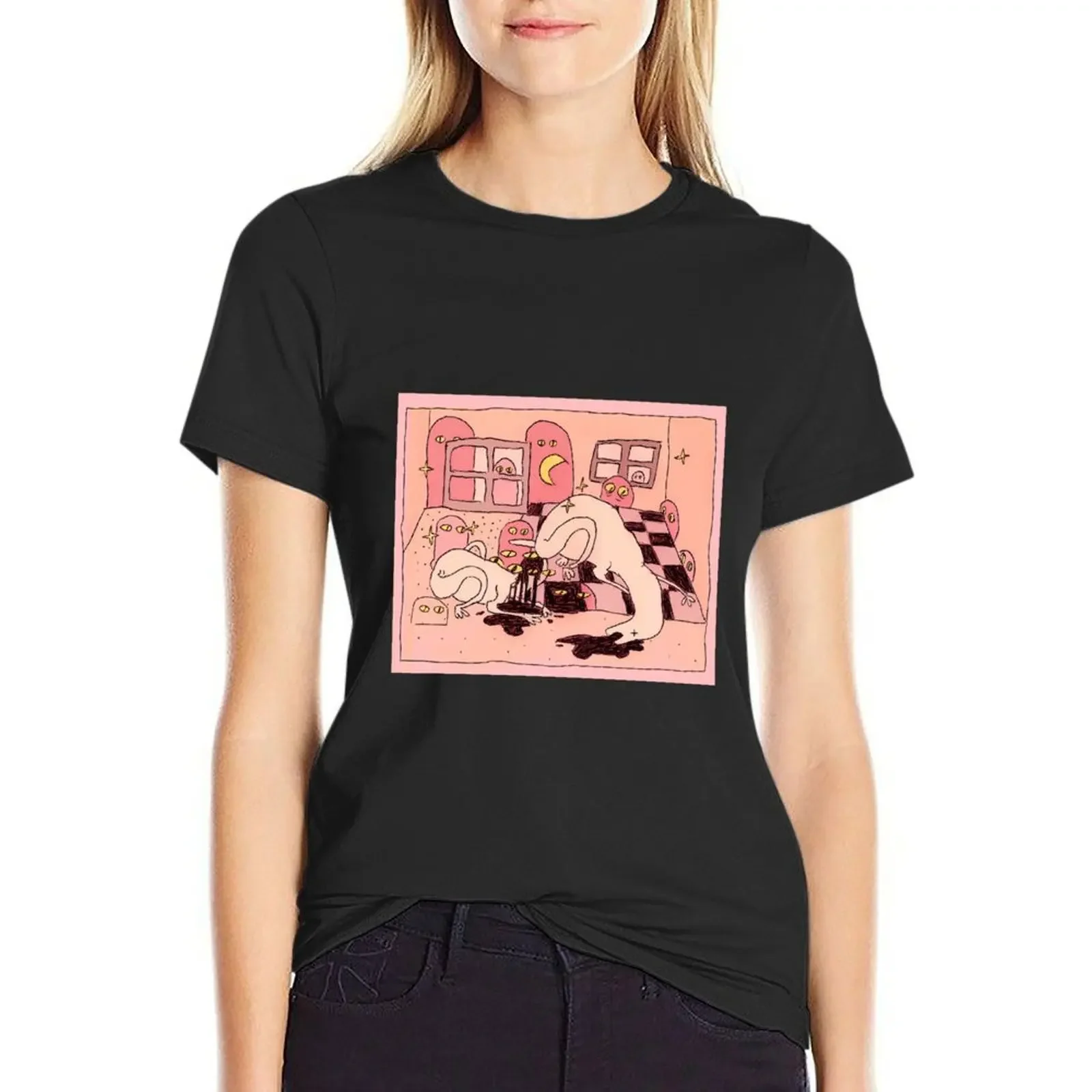 

Brainsoup Hellhole T-Shirt vintage cute clothes anime clothes t-shirt dress for Women plus size