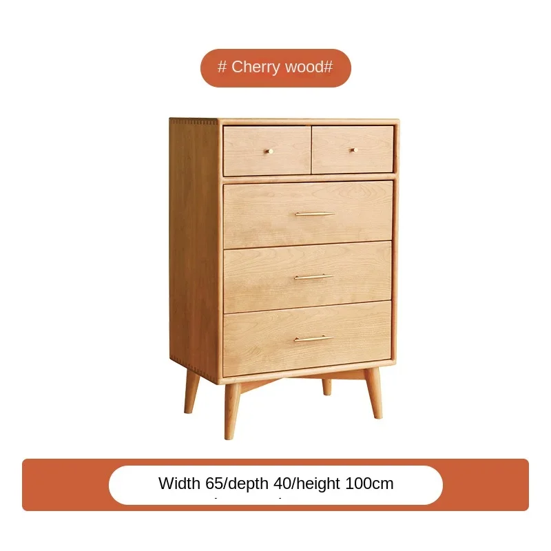 

Wyj Beimo Furniture Solid Wood Chest of Drawers Cherrywood Logs