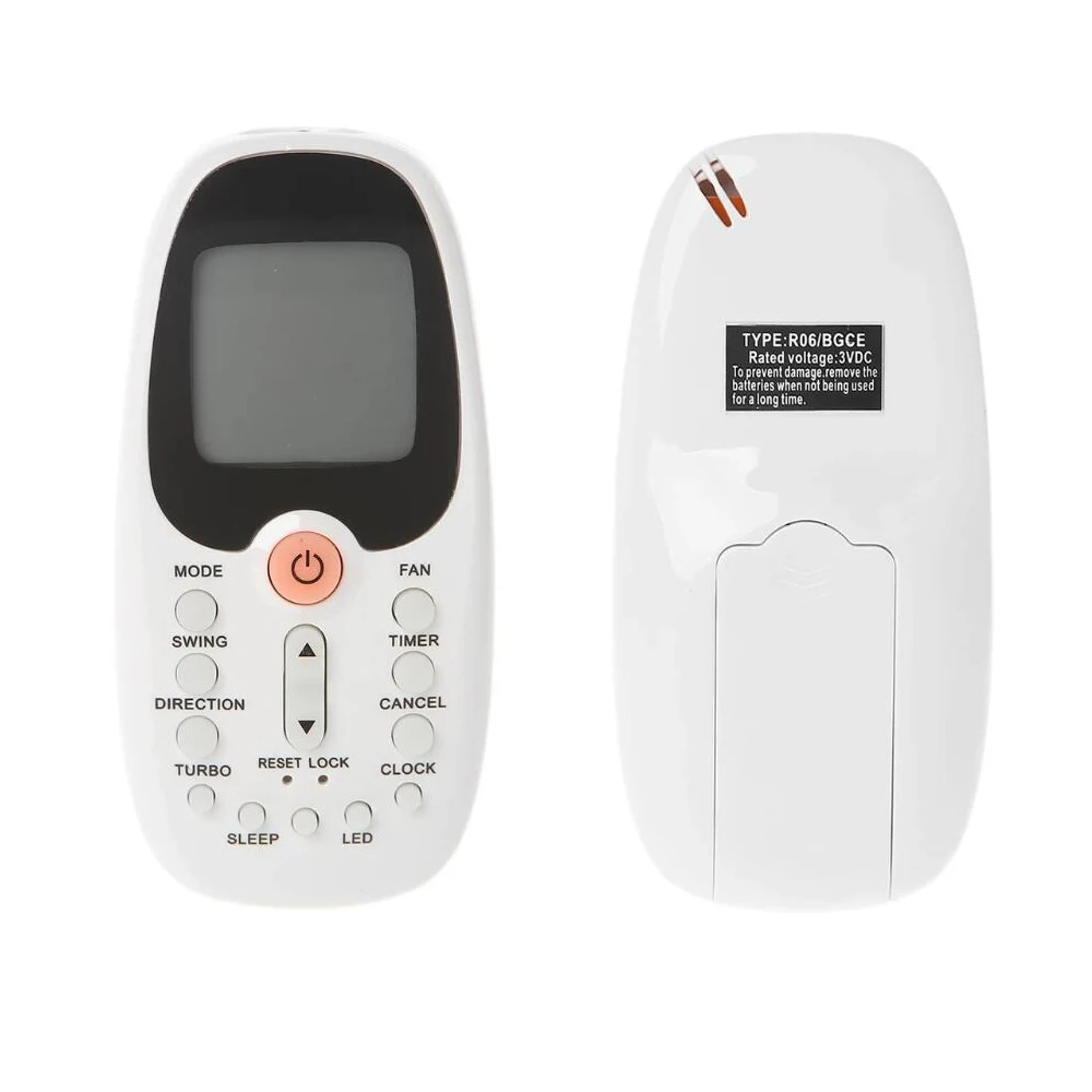 Conditioner air conditioning remote control suitable for Midea Komeco Tornado Comfee with led R06/BGCE R06/BGE
