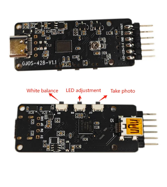 CMOS Sensor Camera Module Decoder Image Board PCB PCBA for Endoscope Camera OEM ODM Customization