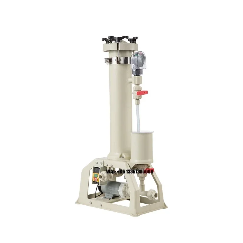 220V Industrial Filter Acid Alkali Resistant Chemical Filter  for Continuous Filtration of Electroplating Baths