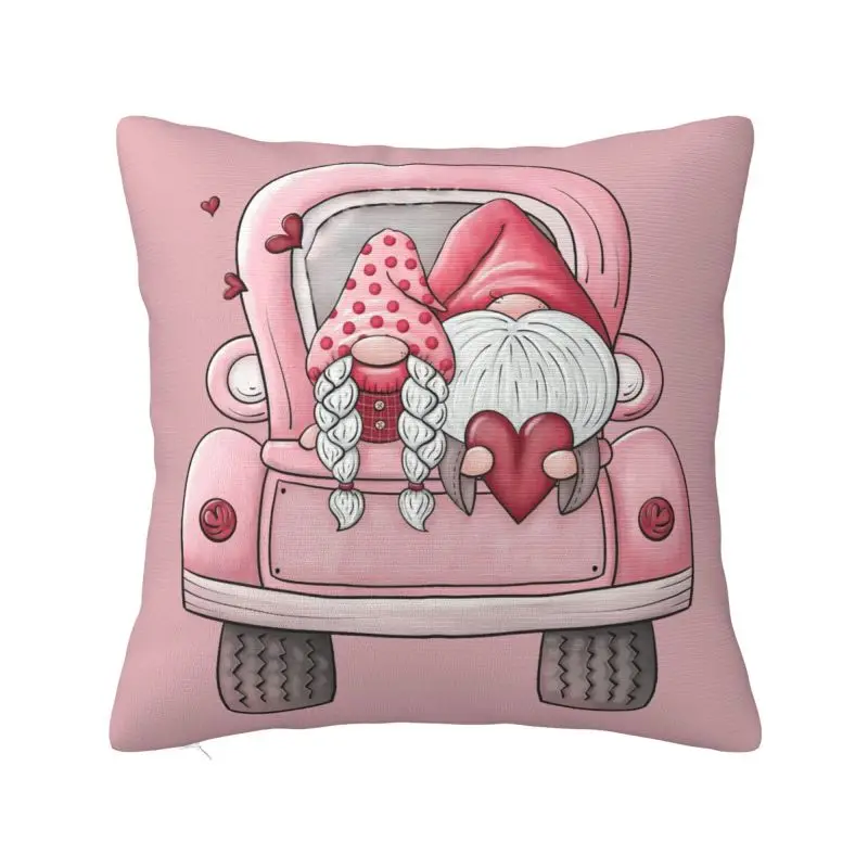 Custom Valentine's Day Cushion Covers Sofa Decoration Square Throw Pillow Cover