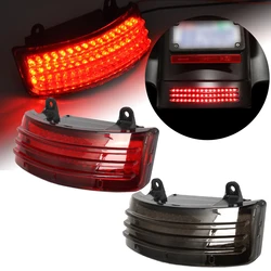 Motorcycle LED Tri-Bar Rear Fender Tail Light Turn Signal Brake Lamp For Harley Touring Street Glide Road Glide FLHX FLTRX 96-13