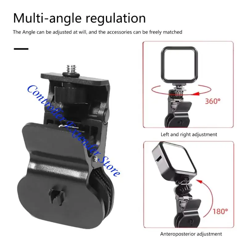 N84B Selfie Light Clip Держатель монтажа с 1/4 винтовых разъемов подставка для прикрепления зажима для монитора экран камеры ЖК