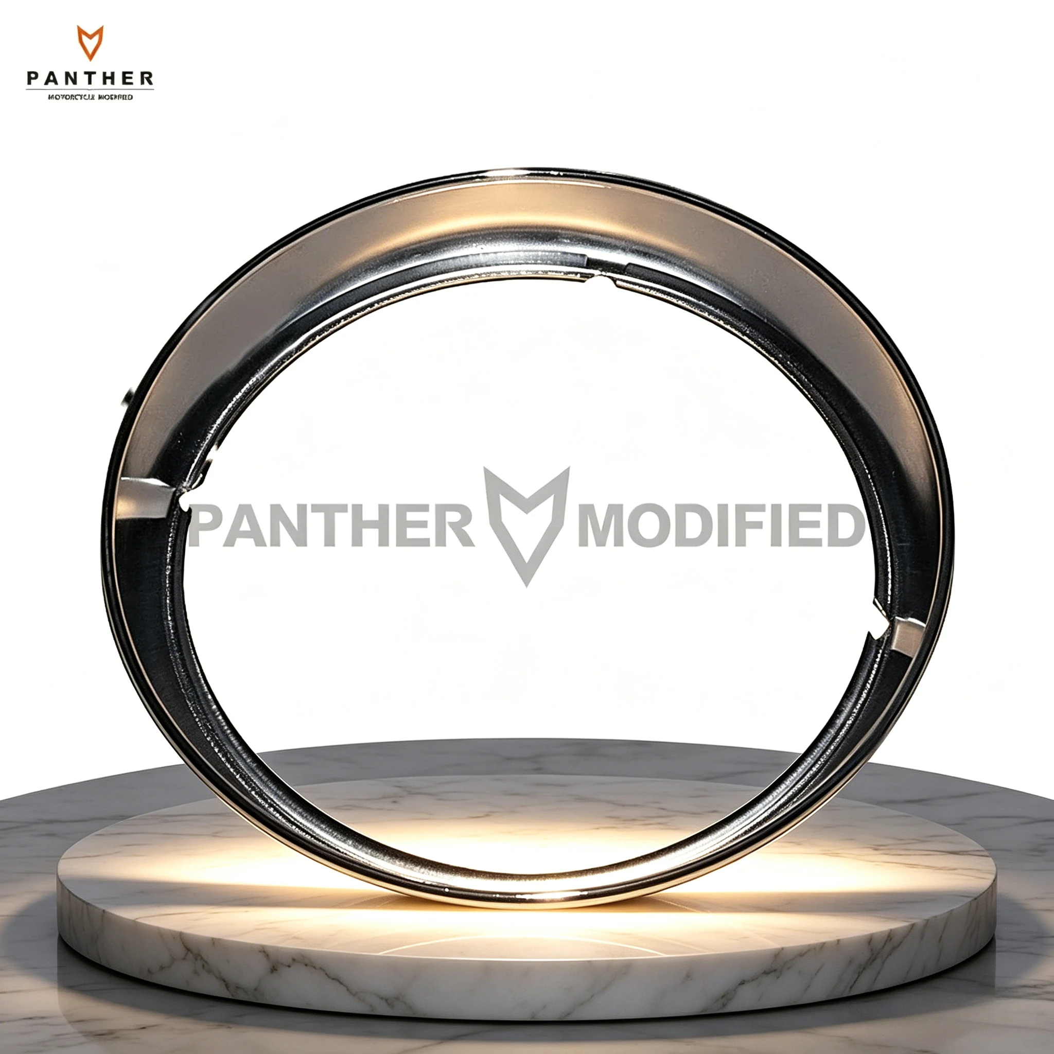7" Chrome Motorcycle Headlight Headlamp Trim Ring case for Harley Electra Street Glide Touring