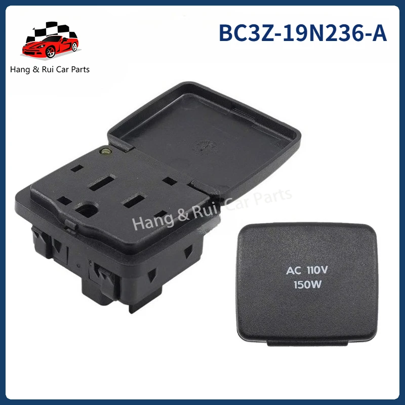 BC3Z-19N236-A New Center Console Rear AC Power Outlet Plug 110V 150W For Ford Expedition F150 F250 Lincoln  BC3Z19N236A