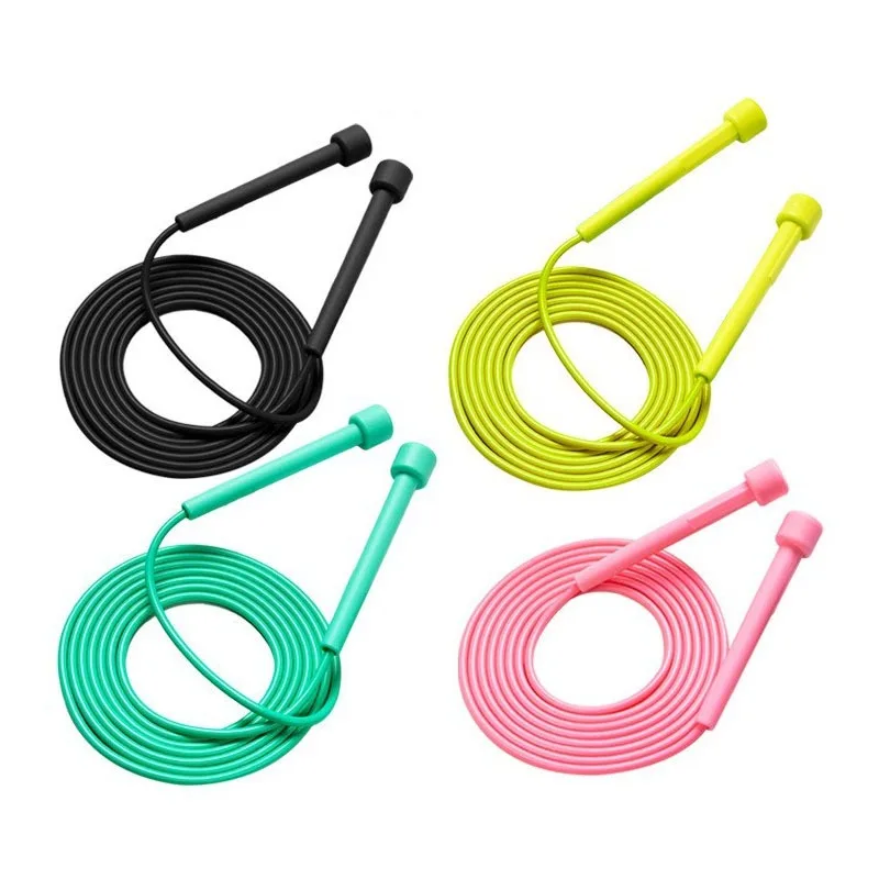 Cuerda para saltar de velocidad profesional para adultos y niños, cuerda para saltar de 2,8 M, deportes para quemar grasa en interiores, ajustable, 1 ud.